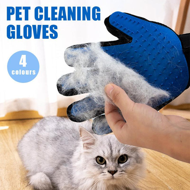 Touch Cleaning Brush Magic Glove Pet Dog Cat Massage Hair Removal Grooming Comb - Aimall