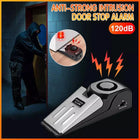 Home Security Wedge Door Stop Alert Detection Device Intruder Alarm Wireless AU - Aimall