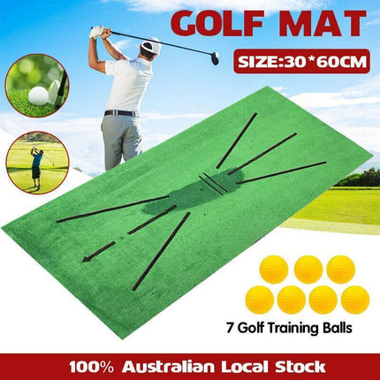 Golf Training Mat for Swing Detection Batting Golf Aid Game Practice Training AU - Aimall