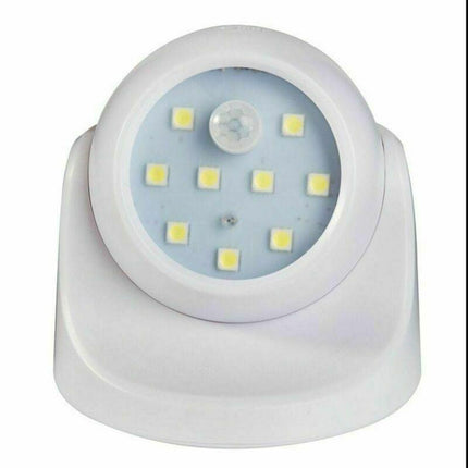 360° Battery Operated Indoor Outdoor Garden Motion Sensor Security LED Light New - Aimall