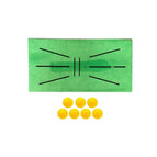 1x Golf Training Mat+7x Balls