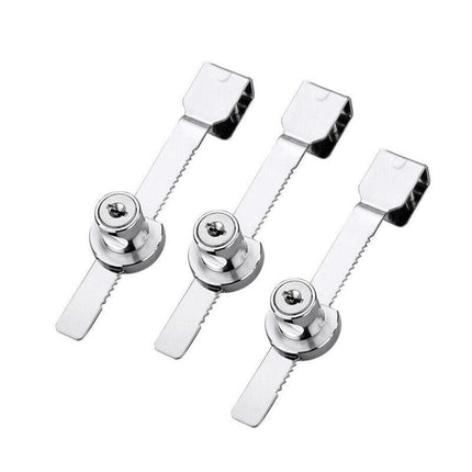 Sliding Window Glass Cabinet Lock Glass Door Lock Cabinet Display With Key AU - Aimall