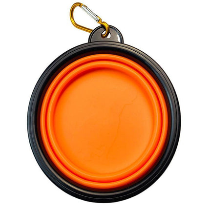 Portable Foldable Pet Bowl Collapsible Silicone Food Water Feeder Cat Dog Cat AU - Aimall