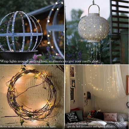5M 10M 20M USB Powered Copper Wire String Fairy Lights Xmas Wedding Party Home - Aimall
