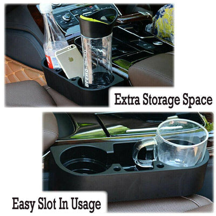Car Seat Drink Cup Holder Travel Coffee Bottle Water Stand Food Cleanse Storage - Aimall