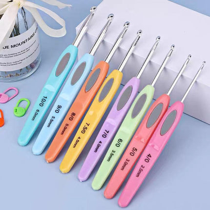 8x RSI Sewing Tool Crochet Hooks Kit Yarn Knitting Needles Ergonomic Grip Set AU - Aimall