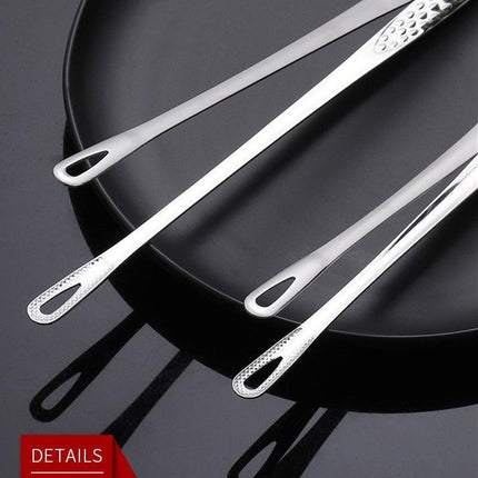 24/28CM Stainless Steel Kitchen Grill Straight Tweezers BBQ Food Tongs Tools AU - Aimall