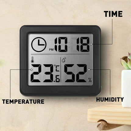 2021 Digital Thermometer Humidity Meter Room Temperature Indoor LCD Hygrometer - Aimall