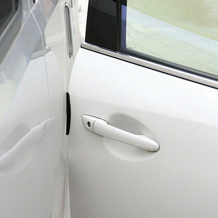 4pcs Universal Black Car Door Edge Anti-Collision Cover Scratch Protector Guard - Aimall