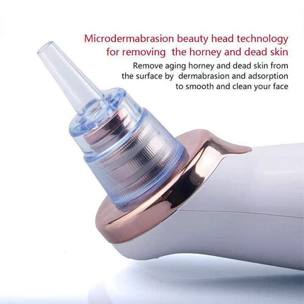 AU Vacuum Blackhead Remover Facial Skin Pore Acne Pimple 5Sucker Cleaner Machine - Aimall