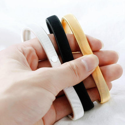 Unisex Anti-Slip Shirt Sleeve Holders Fashion Elastic Armbands Hold Ups Garter - Aimall