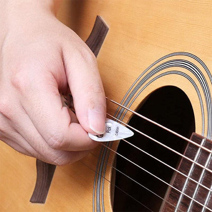 NEW 12PCS Celluloid Acoustic Alice Guitar Picks Pick Set Bulk + Case Box Tin AU - Aimall