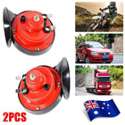 2Pcs Super Horn 12V 60DB Super Loud Horn Snail Motorcycle Car Truck Boat Train - Aimall