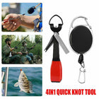 NEW Fly Fishing Quick Knot Tying Tool Fast Hook Nail Knotter Line Cutter Clipper - Aimall