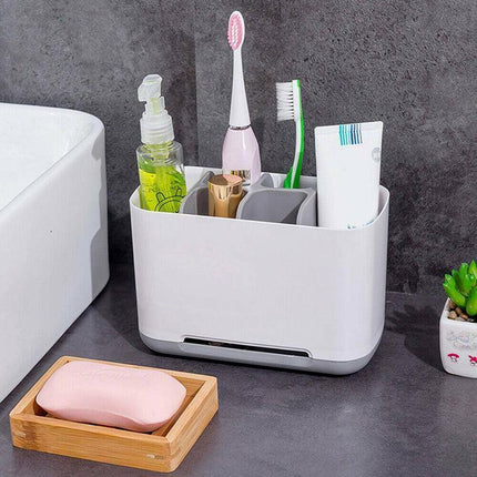 Electric Toothbrush Holder Bathroom Caddy Storage Large Multifunction Organizer - Aimall