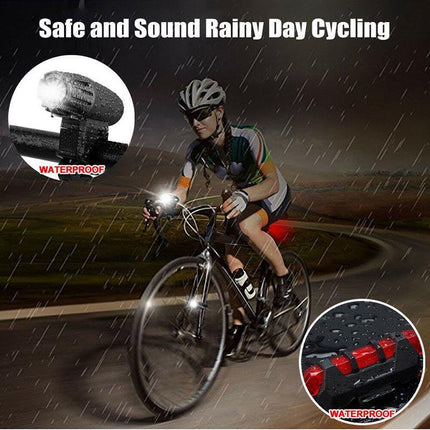 Waterproof Rechargeable Led Bike Bicycle Light Usb Cycle Front Back Headlight Au Aimall