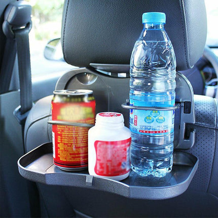 Auto Car Cup Holder New Back Seat Tray Table Stand Desk Drink Food Folding AU - Aimall