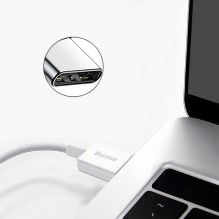 Baseus 66W USB to Type-C Fast Charging Cable Lead Wire Cord For Type-C Cable AU - Aimall