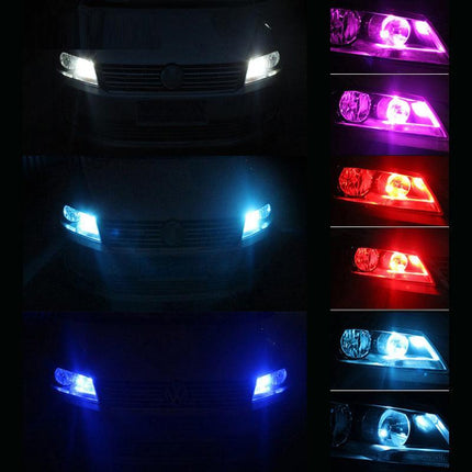 4 X T10 Remote RGB LED Parker Number Plate Interior Dash Car Light Bulbs Holden - Aimall