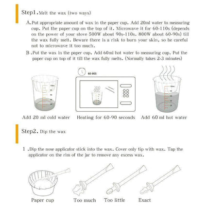 Nose Ear Hair Removal Wax Kit Sticks Easy Mens Nasal Waxing Remover Strips AU - Aimall