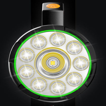 Robust USB Rechargeable LED Flashlight in use.