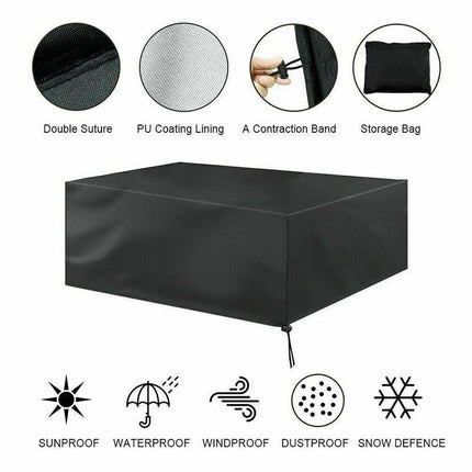 AU Waterproof Outdoor Furniture Cover Garden Patio Rain UV Table Protector Chair - Aimall