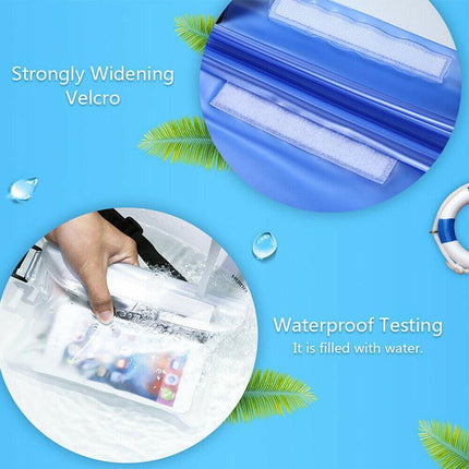 Waterproof Underwater Waist Belt Bum Bag Beach Swimming Boating Dry Phone Pouch - Aimall