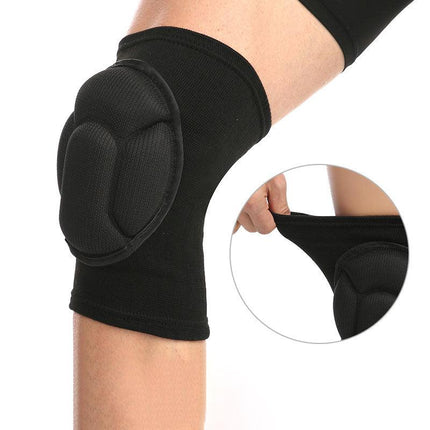 AOLIKES Knee Pad Crashproof Antislip Brace Leg Sleeve Guard Protector Support - Aimall