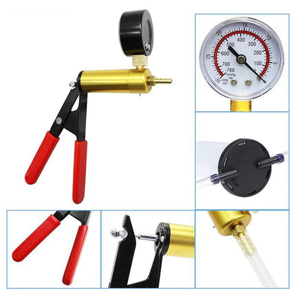 Hand-Held Brake Bleeder Tester Set Bleed Kit Car Motorbike Bleeding Vacuum Pump - Aimall