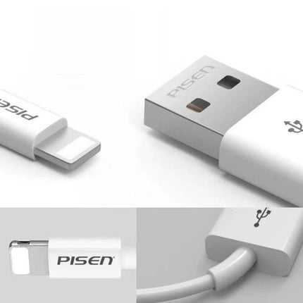 PISEN USB Fast Charger Data 1/2/3m cable Compatible For iPhone iPad 12 11 X AU - Aimall