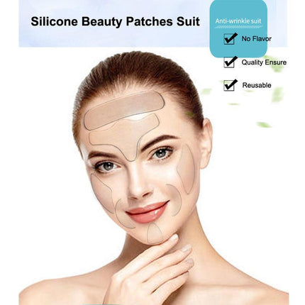 16Pcs Set Anti Wrinkle Chest Neck Eye Face Pad Silicone Removal Patchs Aging AU - Aimall