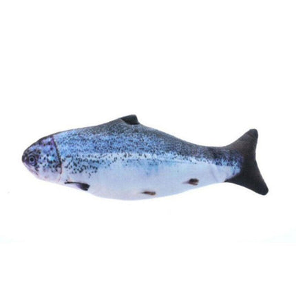 Electric Dancing Fish Kicker Cat Toy Wagging Realistic Moves USB Rechargeable AU - Aimall