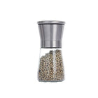 1/2x Stainless Steel Salt and Pepper Grinder Manual Ceramic Mills Glass Kitchen - Aimall