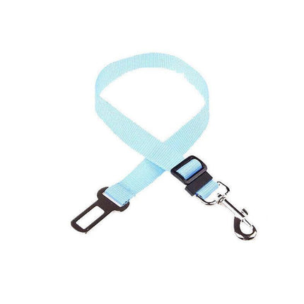 Adjustable Pet Dog Safety Car Vehicle Seat Belt Harness Lead Pet Seatbelt Nylon - Aimall