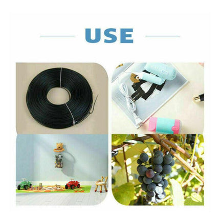 Metallic Twist Ties Plastic Cable Cord Ties Reusable Packaging Wire Candy AU - Aimall