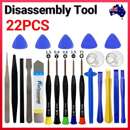 22 In 1 Mobile Phone Repair Tools Kit Set Spudger Pry Opening Screwdriver Tool - Aimall