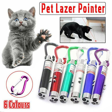 Cat Toys Laser Pointer Cat Laser Toy Pen Catch the LED Light Interactive - Aimall