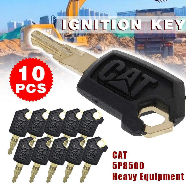 10Pcs CAT 5P8500 Heavy Equipment keys Caterpillar excavator ignition key - Aimall