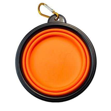 Portable Foldable Pet Bowl Collapsible Silicone Food Water Feeder Cat Dog Cat AU - Aimall
