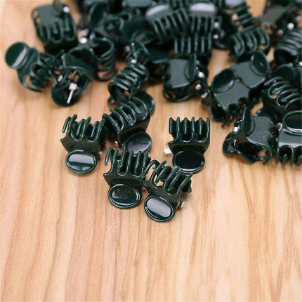 100PCS Plastic Orchid Plant Garden Clips Vegetable Support Flower Holding Stake - Aimall