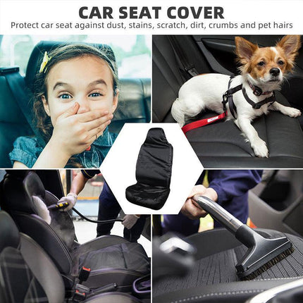 PAIR THROW OVER STYLE CAR FRONT SEAT COVERS SEAT PROTECTOR WATERPROOF UNIVERSAL - Aimall
