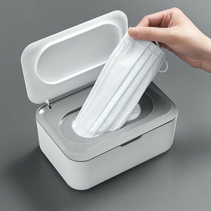 Mask Storage Case Tissue Box Wet Paper Holders Organiser Holder Covers Dispenser - Aimall