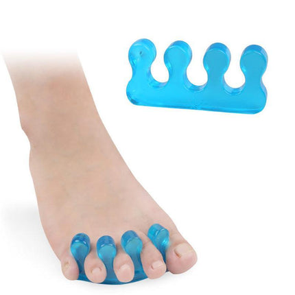 Reusable Soft Silicon Toe Finger Separator Nail Art Pedicure Polish Tool AU - Aimall