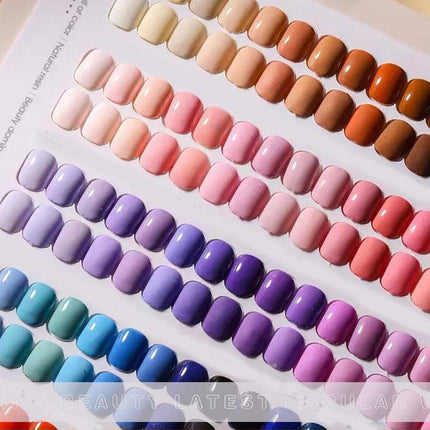 KALISA 10Pcs Gel Nail Set Gel Nail Polish Kit Glitter Soak Off UV Varnish 15ml - Aimall