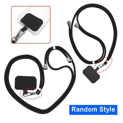 Universal Mobile Phone Lanyard Adjustable Hanging Neck Strap With Patch Fashion - Aimall