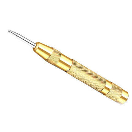 125MM Heavy Duty Automatic Centre Punch Brass Bodied Spring Loaded Auto Punch AU - Aimall