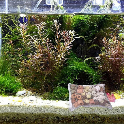 10Pcs Nylon Mesh Zip Net Bag Aquarium Fish Tank Pond Filter Supplies Media Tool - Aimall