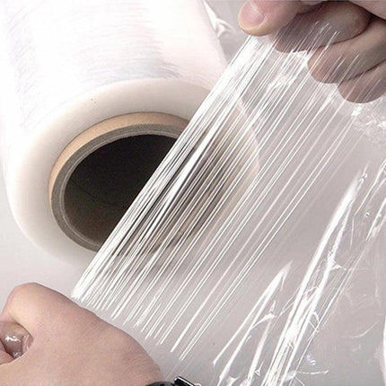 1-8PCS Stretch Film Clear Hand Use 500mm x 400m 20UM Pallet Shrink Wrap - Aimall