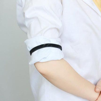 Unisex Anti-Slip Shirt Sleeve Holders Fashion Elastic Armbands Hold Ups Garter - Aimall