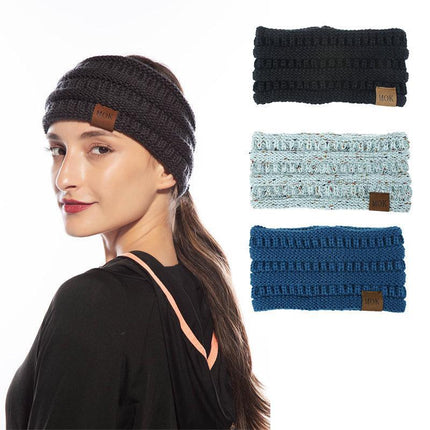 Knitted Knot Headband Head Wrap Ear Hair Band Winter Crochet Turban Women nbm AU - Aimall
